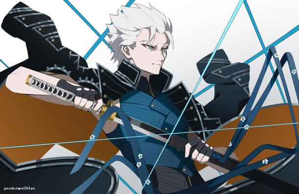 DMC5 Vergil 11x17, 5x7