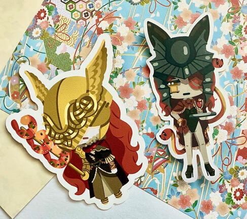 3.5 in stickers, Doll, Firekeeper, and Ranni also available